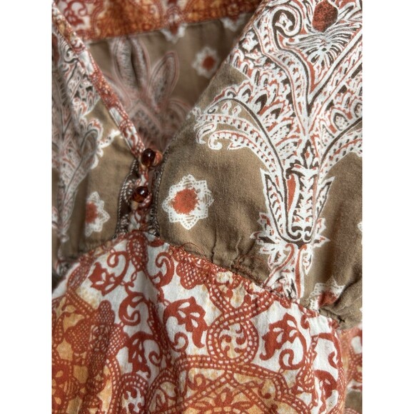 Y2K Forbidden Babydoll Tank Top Bandana Patterned Size M - Picture 5 of 9